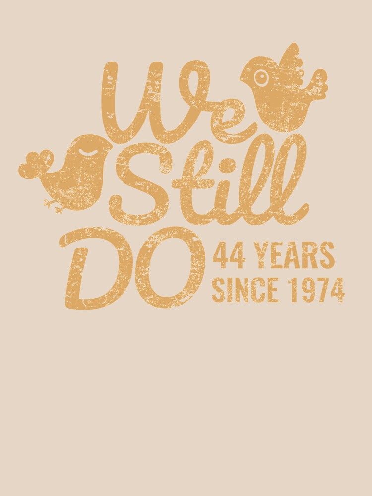 44th Wedding Anniversary Tee Forty-Four Years of Marriage Couple T-shirt, Phone Cases And Other Gifts by MemWear