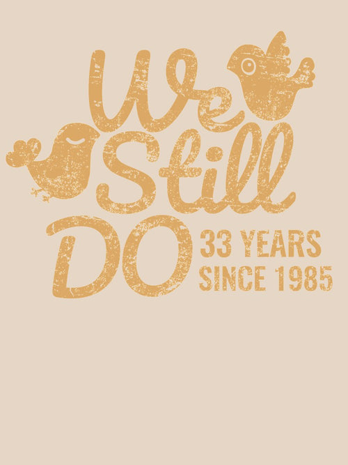 33rd Wedding Anniversary Tee Thirty-Three Years of Marriage Matching Clothes, Phone Cases And Other Gifts by MemWear