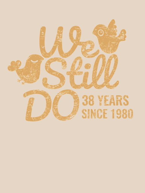 38th Wedding Anniversary Tee Thirty-Eight Years of Marriage Matching T-shirt, Phone Cases And Other Gifts by MemWear