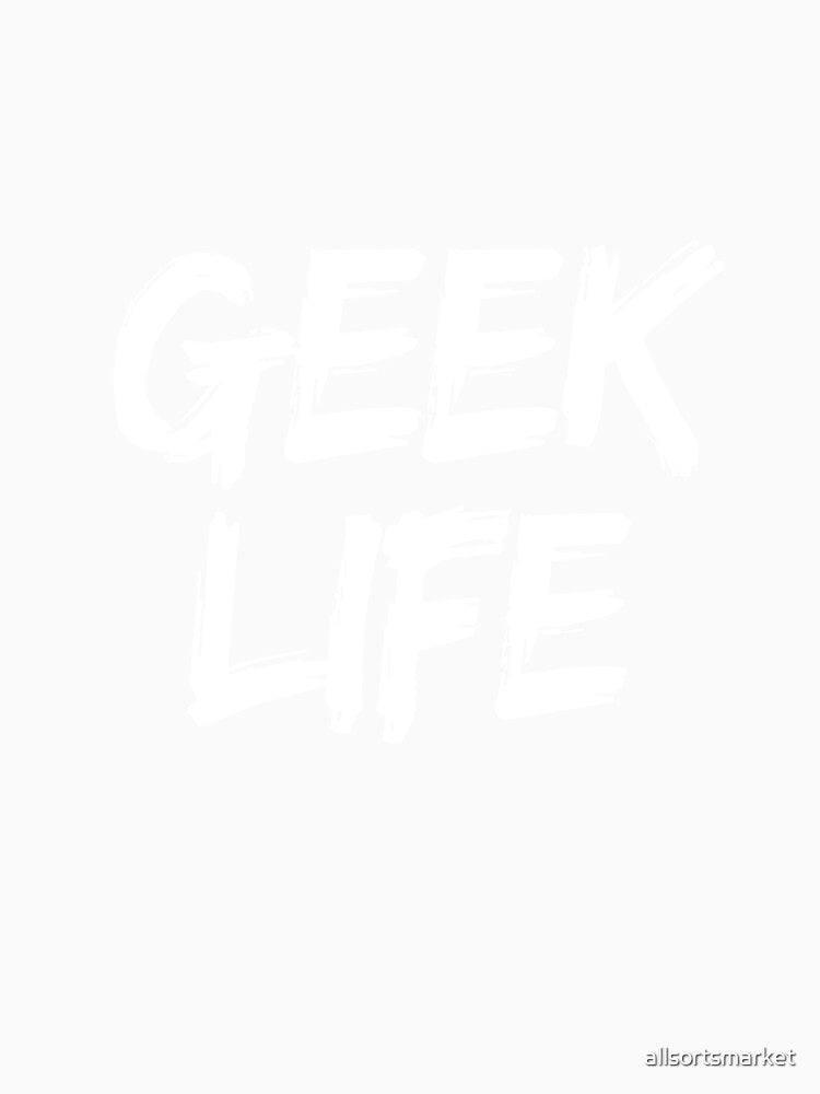 GEEK LIFE - iPhone Cases & Skin by allsortsmarket