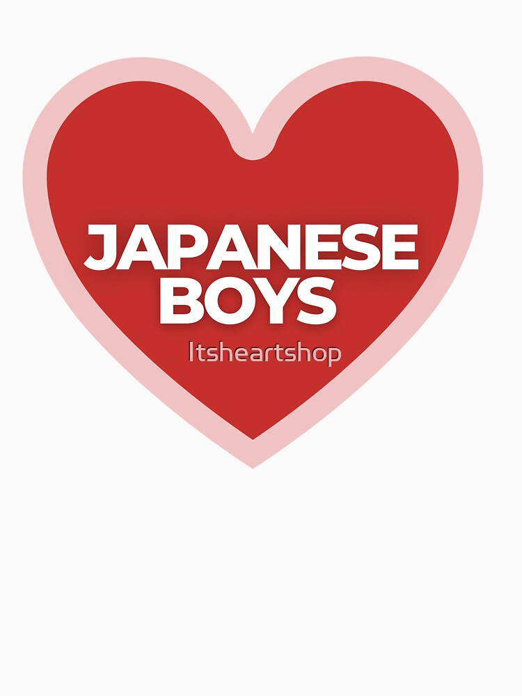 I Heart Japanese Boys by Itsheartshop