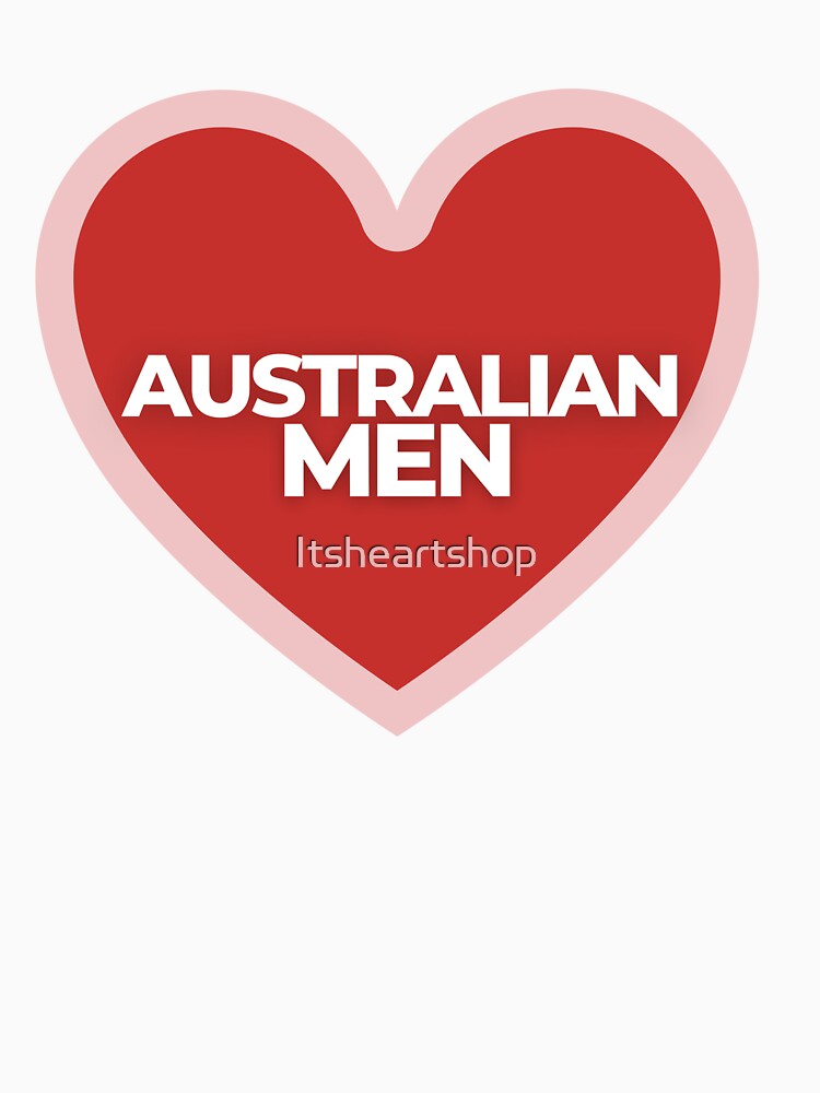 I Heart Australian Men by Itsheartshop
