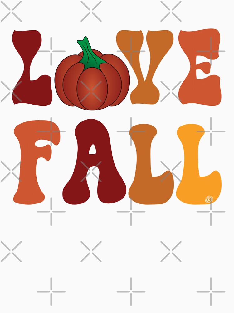 i love fall Sweatshirt, by DAM Creative, by DAM Creative ⭐⭐⭐⭐⭐