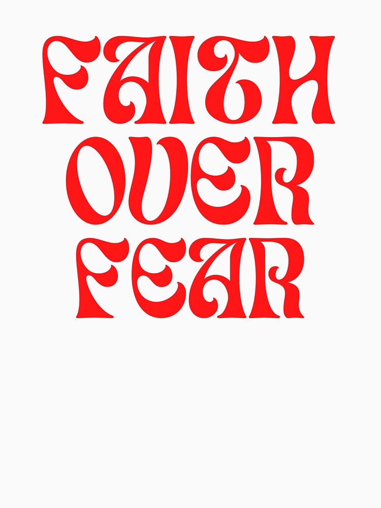 Faith Over Fear Urban Black by oscaraponte