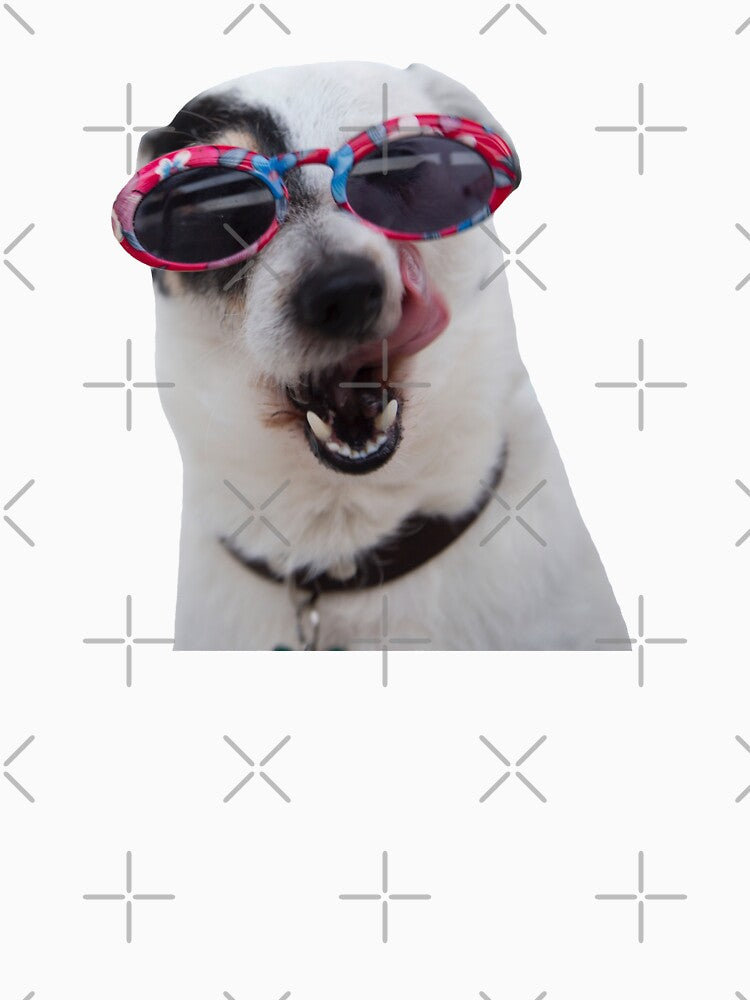 Stylish Funny Dog (Black BG) by FilipeFerreira