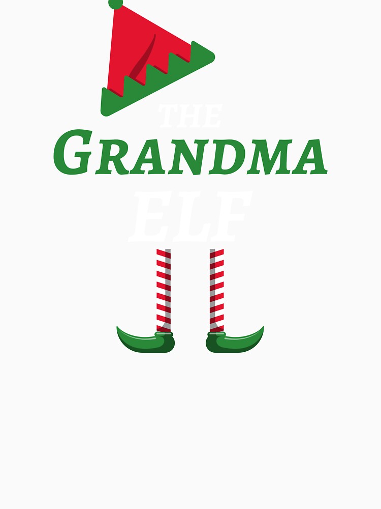 The Grandma Elf matching family Christmas by HolidayTees