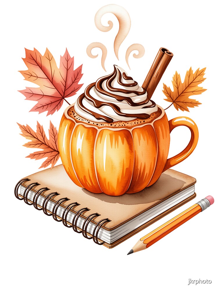 Autumn Pumpkin Spice Latte by jkrphoto