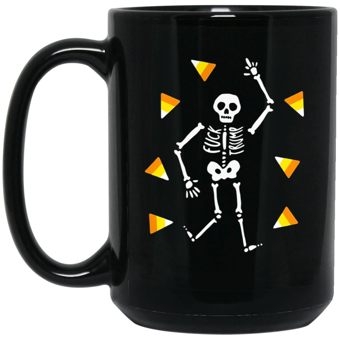 FDT Slightly Subtle Halloween Skeleton Mug