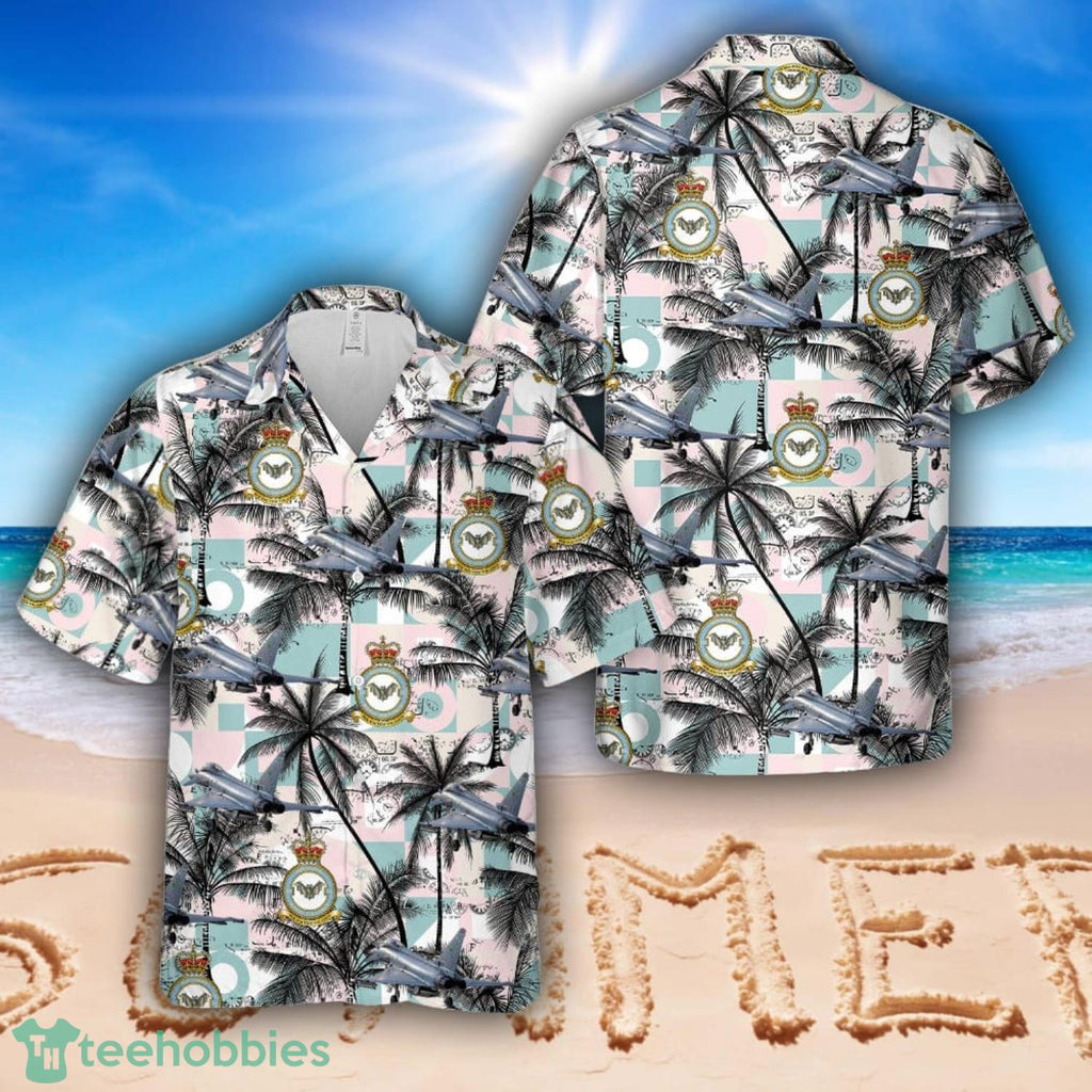 Royal Air Force RAF Typhoon FGR4 Of No. IX (B) Squadron RAF Hawaiian Shirt Aloha Beach Shirt