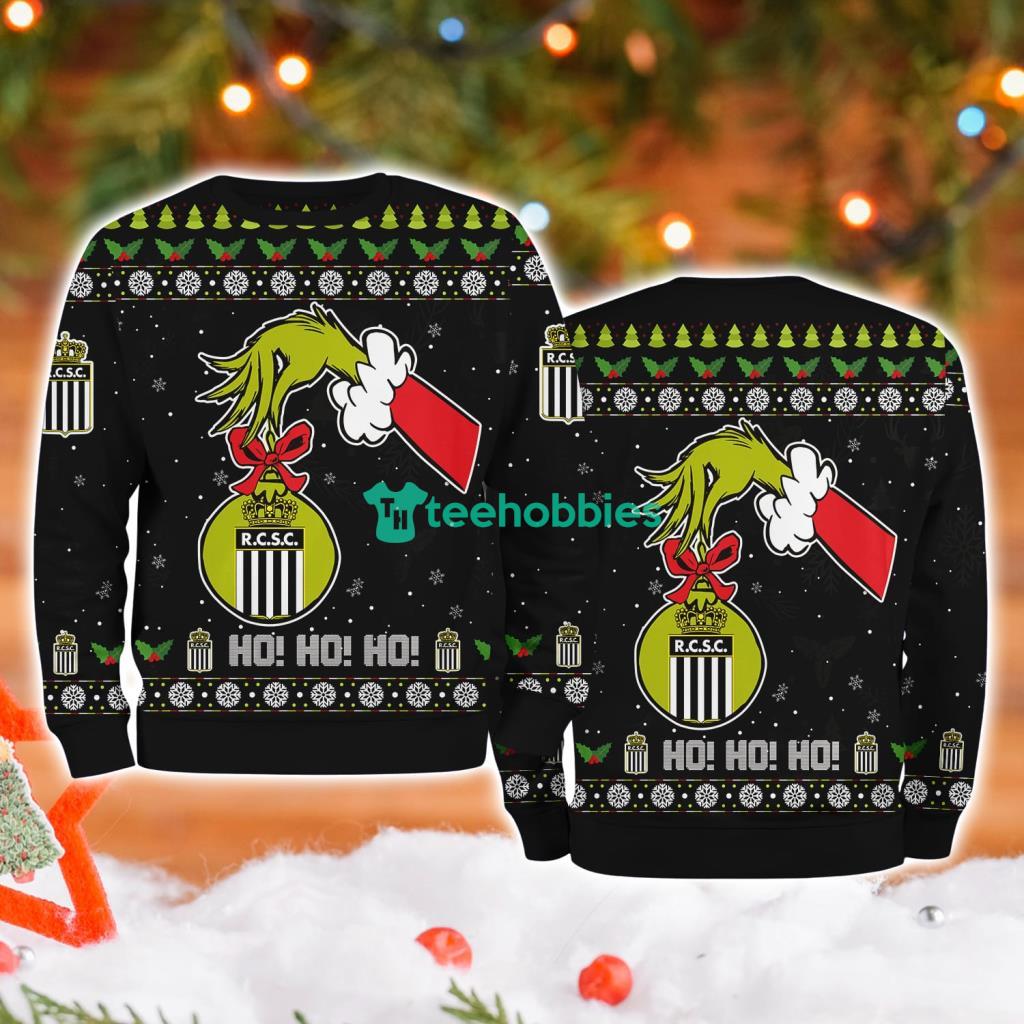Royal Charleroi Sc Grinch Hand Ugly Christmas Sweater 3D