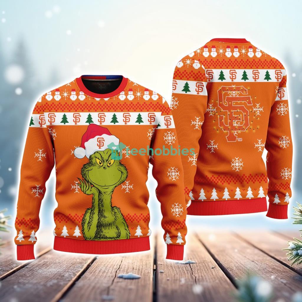 San Francisco Giants MLB The Grinch Funny Merry Christmas Uglly Sweater 3D New Trend