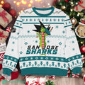 San Jose Sharks NHL Grinch Ugly Christmas Sweater Team Holiday Christmas Gift
