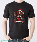 Santa Baby Red Haired Skeleton Sweatshirt, Gothic Christmas Hoodie, Edgy Xmas Shirt