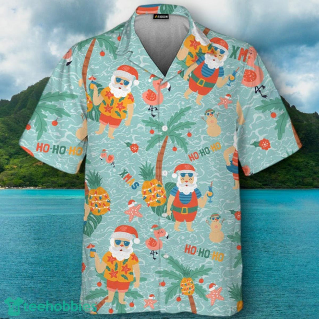 Santa Claus Ho Ho Ho Hawaiian Shirt Impressive Gift