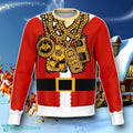 Santa Drip Dank Ugly Christmas 3D Sweater Special Gift Jumper