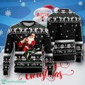 Santa Fishing Ugly Christmas Sweater Unique Gift