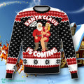 Santa Is Coming UGLY CHRISTMAS 3D Sweater Special Gift