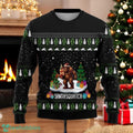 Santasquatch Ugly Christmas Sweater Funny Bigfoot Holiday Sweater