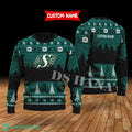Saskatchewan Roughriders Custom Name Merry Xmas Sweater For Soccer Sport Team’s Fans Sweater