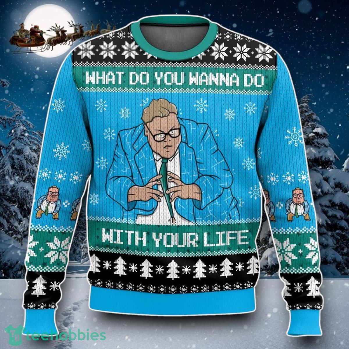 Saturday Night Live Matt Foley What Do You Wanna Do With Your Life Ugly Christmas Sweater Special Gift
