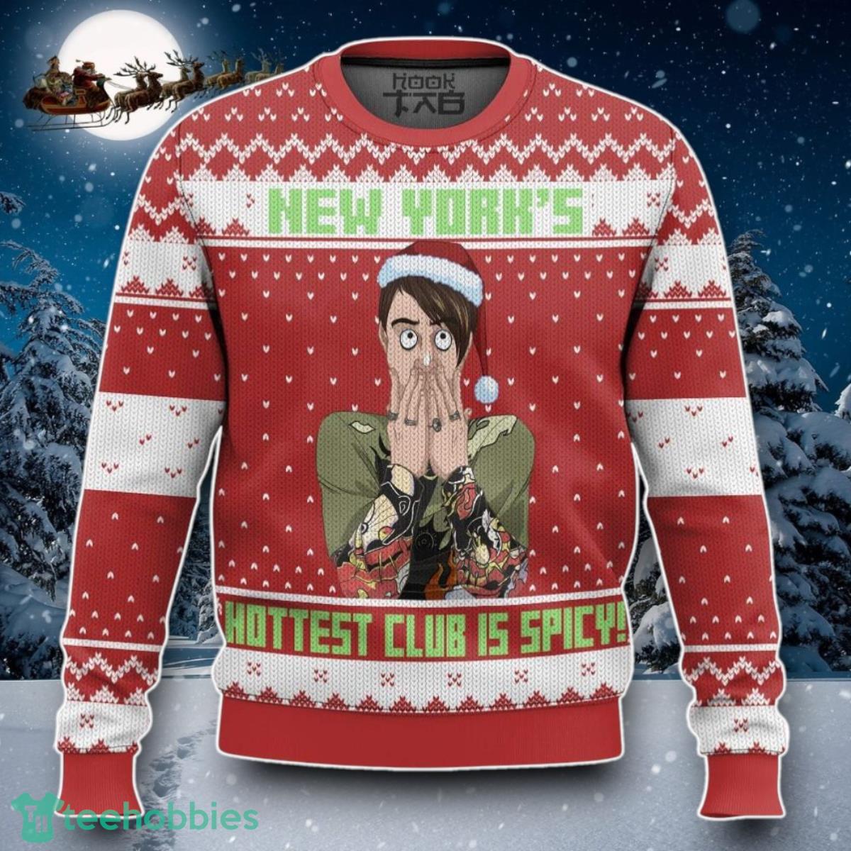Saturday Night Live-Stefon-New York’s Hottest Club Is Spicy! Christmas Ugly Sweater Special Gift