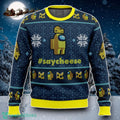 Say Cheese Among Us Ugly Christmas Sweater Special Gift
