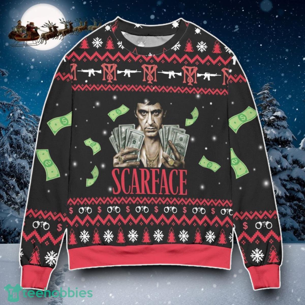 Scarface Film Pine Tree & Snowflake Pattern Special Gift