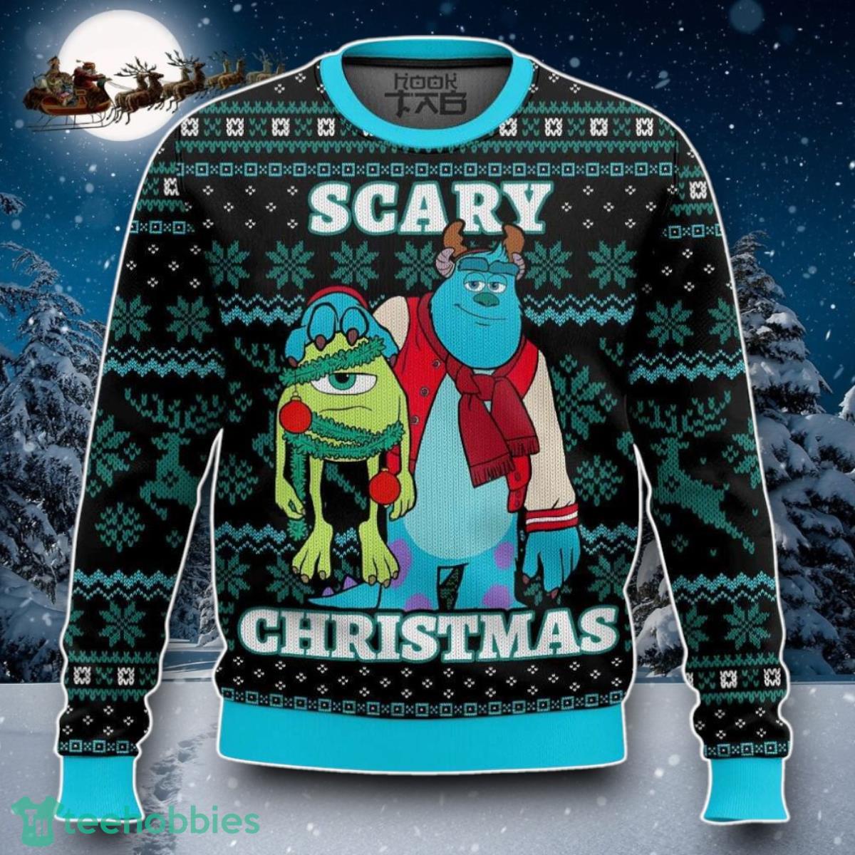 Scary Christmas Monsters Ugly Sweater Special Gift