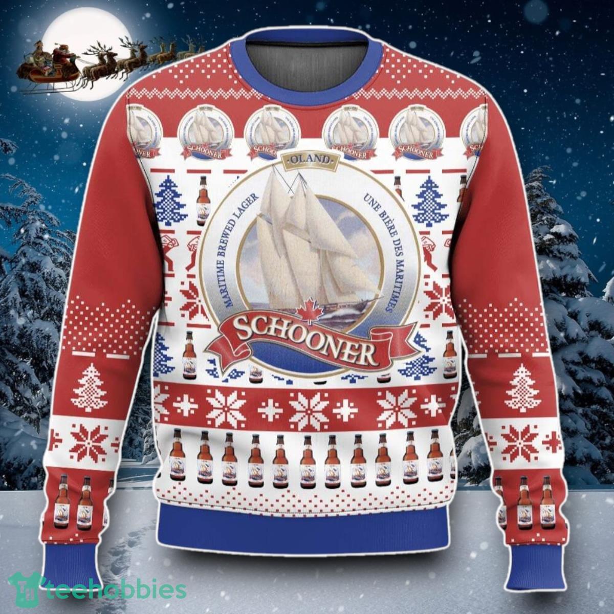 Schooner Beer Ugly Sweater Special Gift