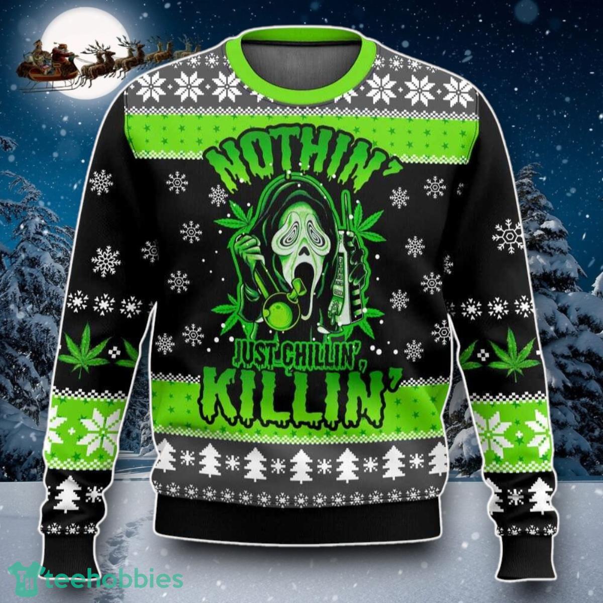 Scream Just Chilling Ugly Sweater Special Gift