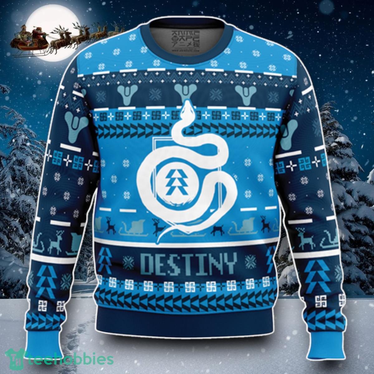 Serpent Emblem Destiny Hunter Ugly Christmas Sweater Special Gift