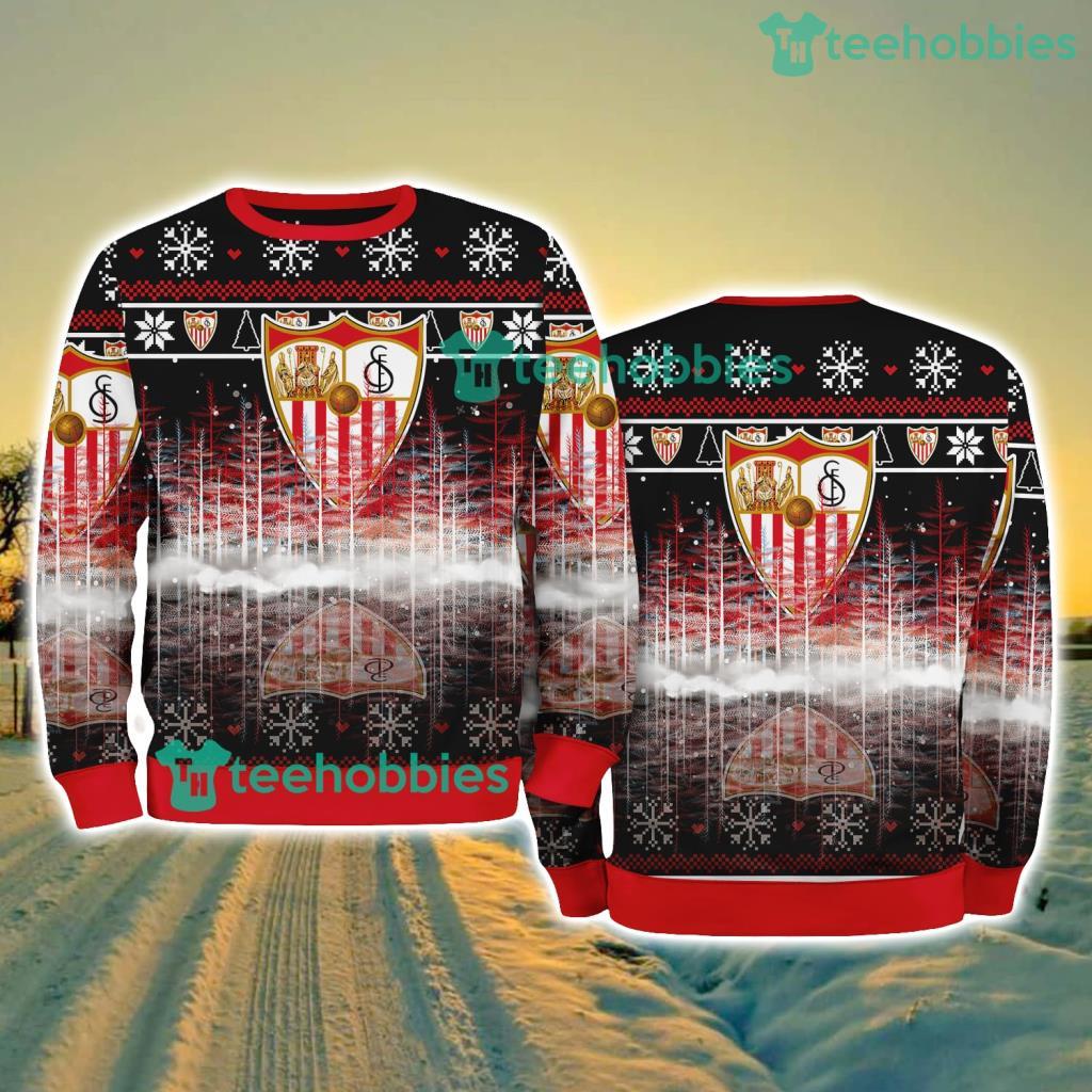 Sevilla FC Pine Christmas Ugly Sweater New Style Best Gift For Fans