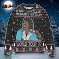 Sexual Chocolate Mr. Randy Watson World Tour 88 Ugly Christmas Sweater Special Gift