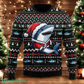 Shark Santa Ugly Christmas Sweater Funny Shark Xmas Sweater