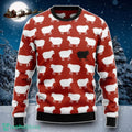 Sheep Black And White Ugly Christmas Sweater Special Gift