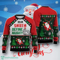 Shih Tzu Dog Dear Santa Define Naughty Ugly Sweater Christmas Unique Gift