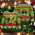 Shrek Christmas Ugly Sweater Fiona And Shrek Xmas Sweater