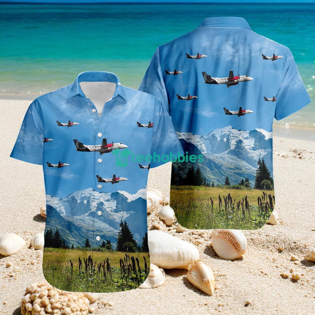 Silver Airways SAAB Tropical Hawaiian Shirt The Best Summer