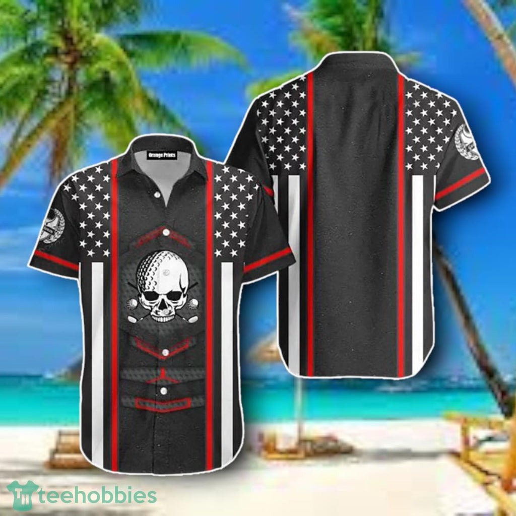 Skull Golf Team Hawaiian Shirt Style Gift