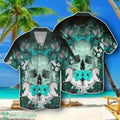Skull Hummingbird Hawaiian Shirt Style Gift