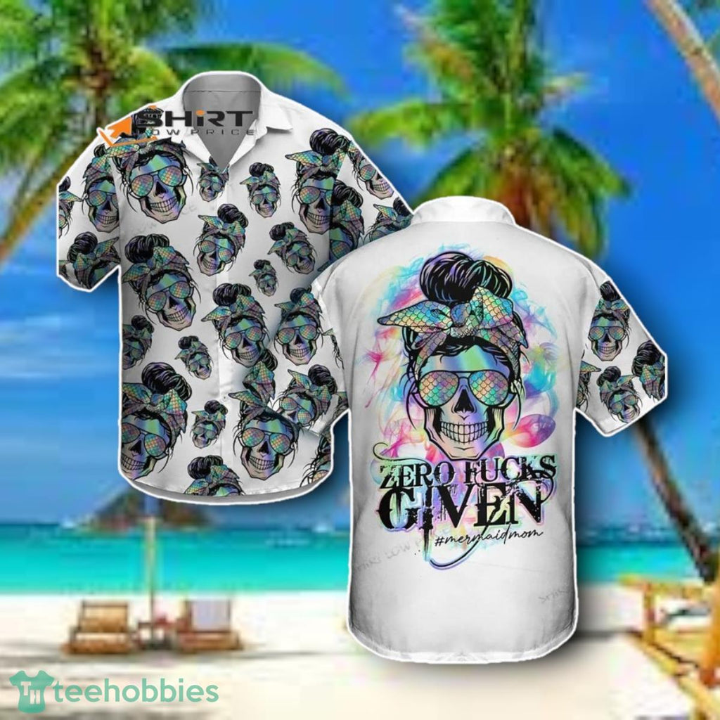 Skull Mom Mom Gift Hawaiian Shirt Style Gift