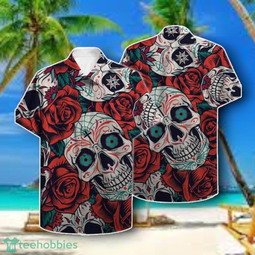 Skull Tropical Hawaiian Shirt Special Gift