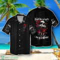 Skull With Flowers Don’t Be A Lady Be A Legend Hawaiian Shirt Style Gift