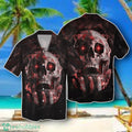 Skulls Red Eyes Hawaiian Shirt Style Gift