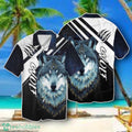 Sky Graffiti Wolf Hawaiian Shirt Style Gift