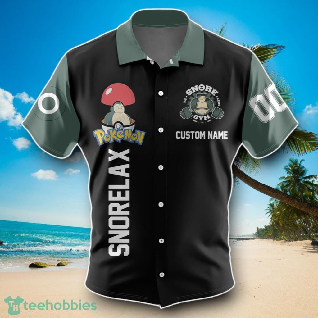 Snore Gym Custom Name And Number Hawaiian Shirt Impressive Gift