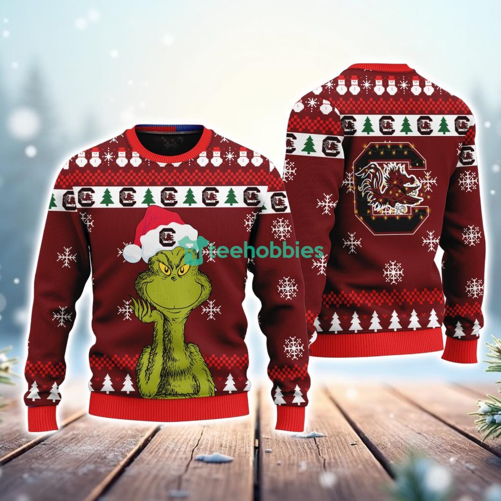 South Carolina Gamecocks NCAA The Grinch Funny Merry Christmas Uglly Sweater 3D New Trend