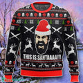 Sparta This Is Santaaa Christmas Ugly 3D Sweater Style Gift