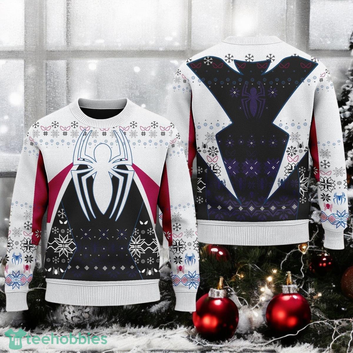 Spider-Man Gwen Stacy Christmas Ugly Sweater Spiderman Christmas