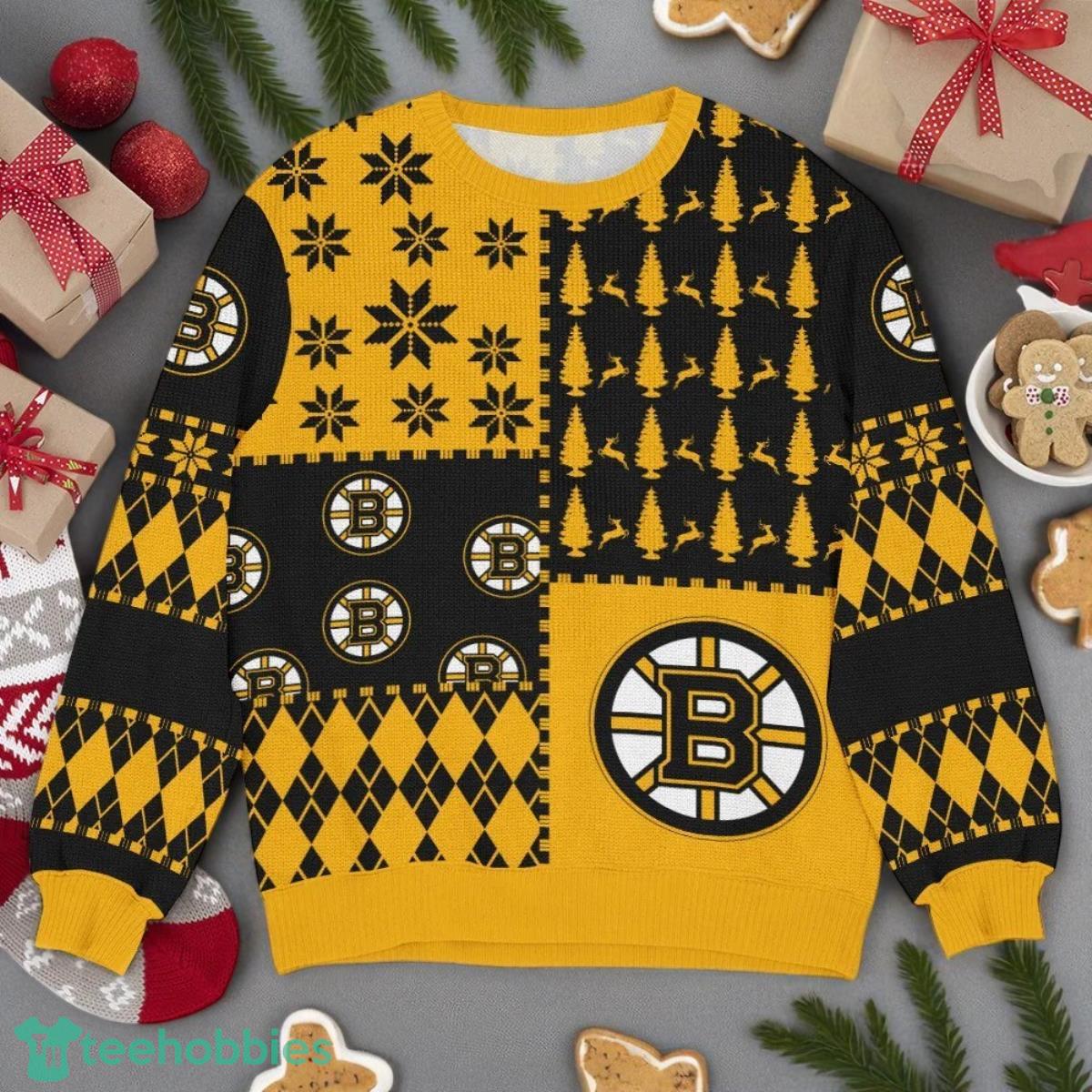 Sport Team Boston Bruins NHL Ugly Christmas Sweater All Over Prints Christmas 3D Sweater For Men Women